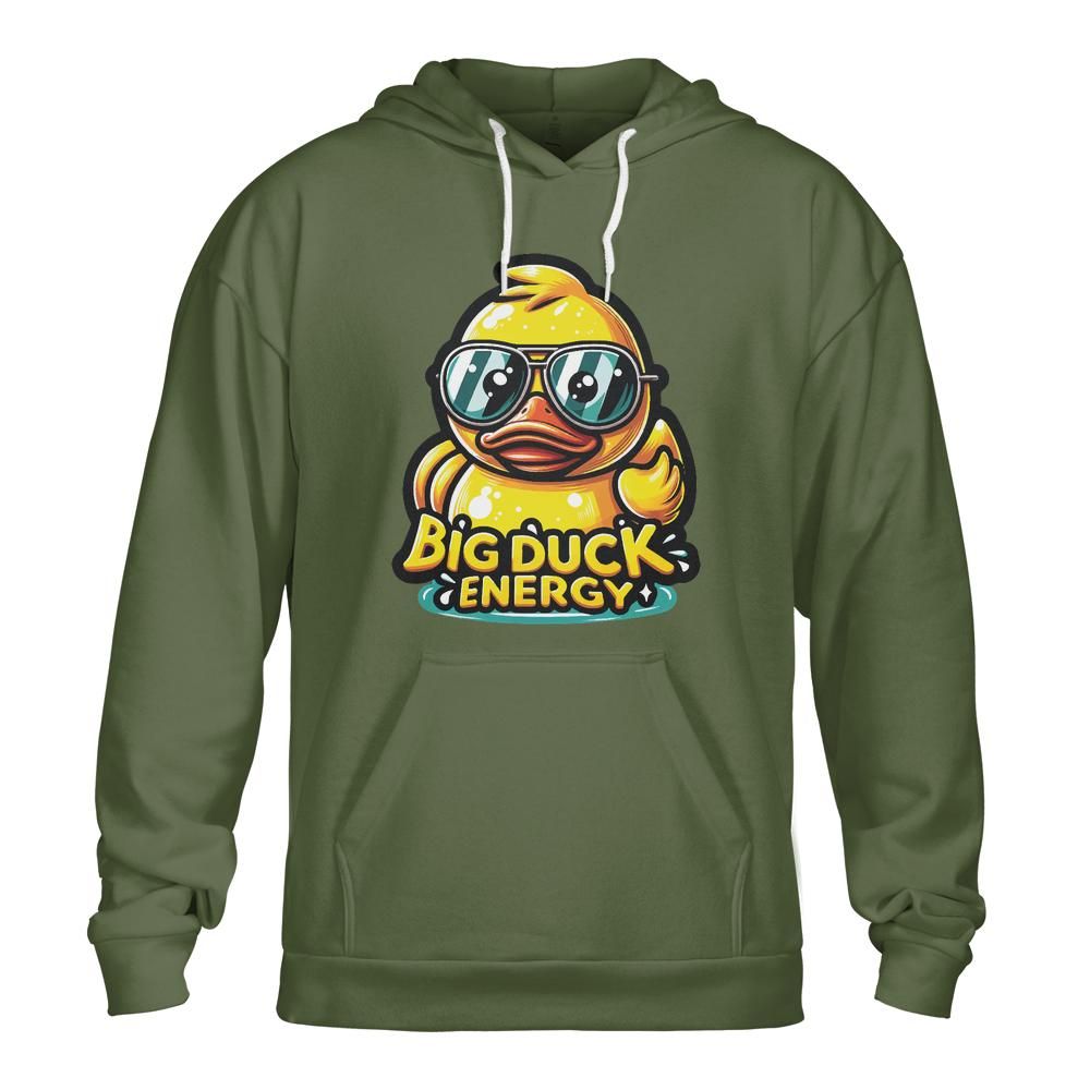 Big Duck Energy Aviator Hoodie - Funny Unisex Comfort Sweatshirt