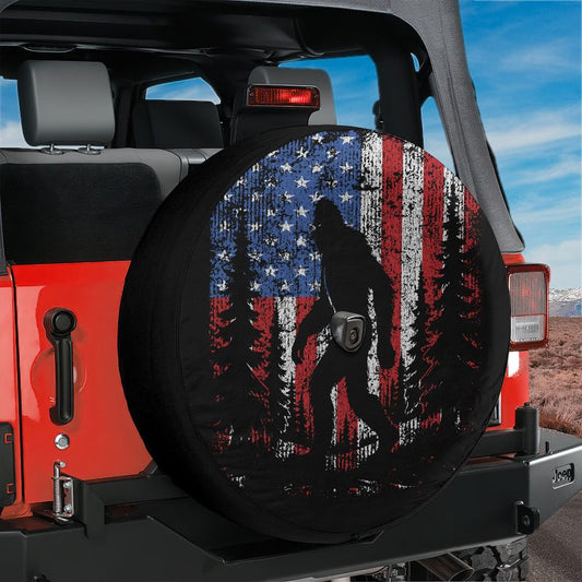 Bigfoot Across America Spare Tire Cover With Backup Camera Hole Option