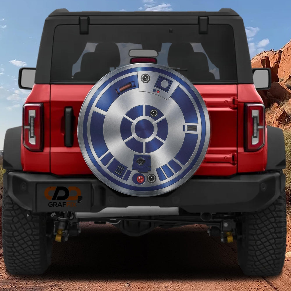 AstroMech Navigator Droid Spare Tire Cover Camera Hole Option