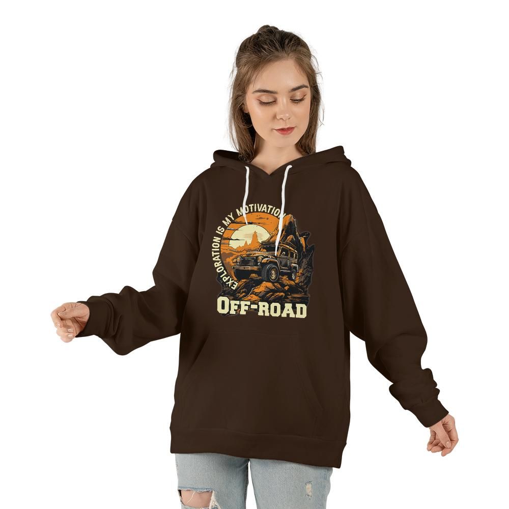 Offroad Exploration Motivation Hoodie - Unisex Gildan 18500