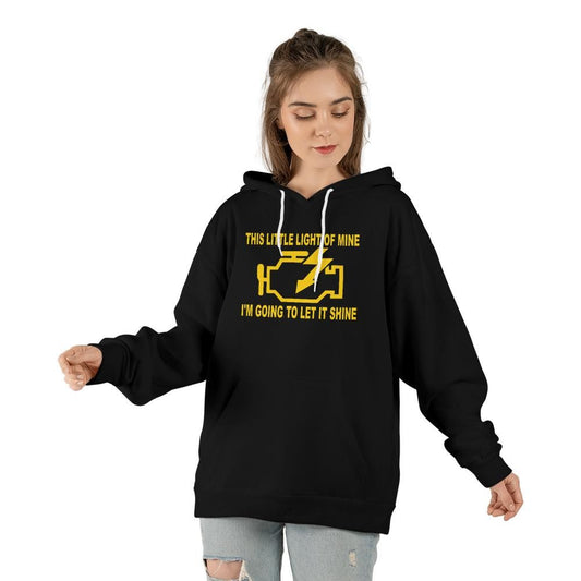 Check Engine Meme Hoodie | Funny Car Guy Gift | Gildan 185000 Sweatshirt