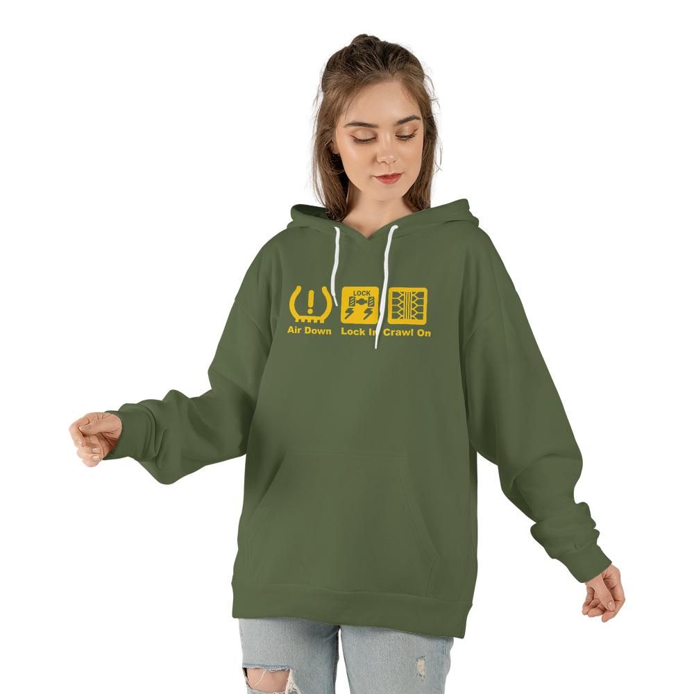Air Down Lock In Crawl Hoodie | Off-Road Adventure Sweatshirt