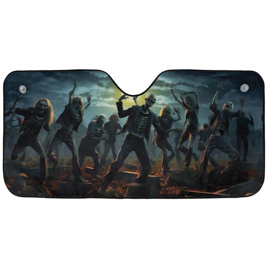 Zombie Dance Car Windshield Cover Sun Shade