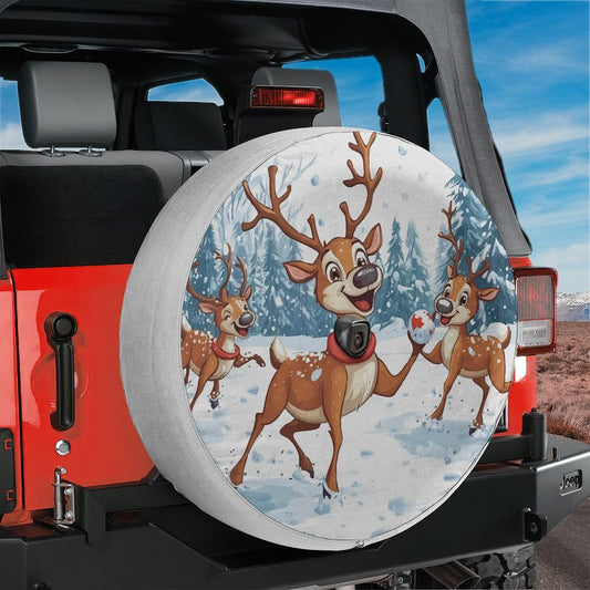 Reindeer Games Spare Tire Cover With Backup Camera Hole