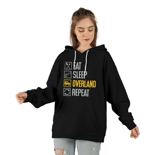 Eat Sleep Overland Repeat Hoodie | Unisex Adventure Sweatshirt