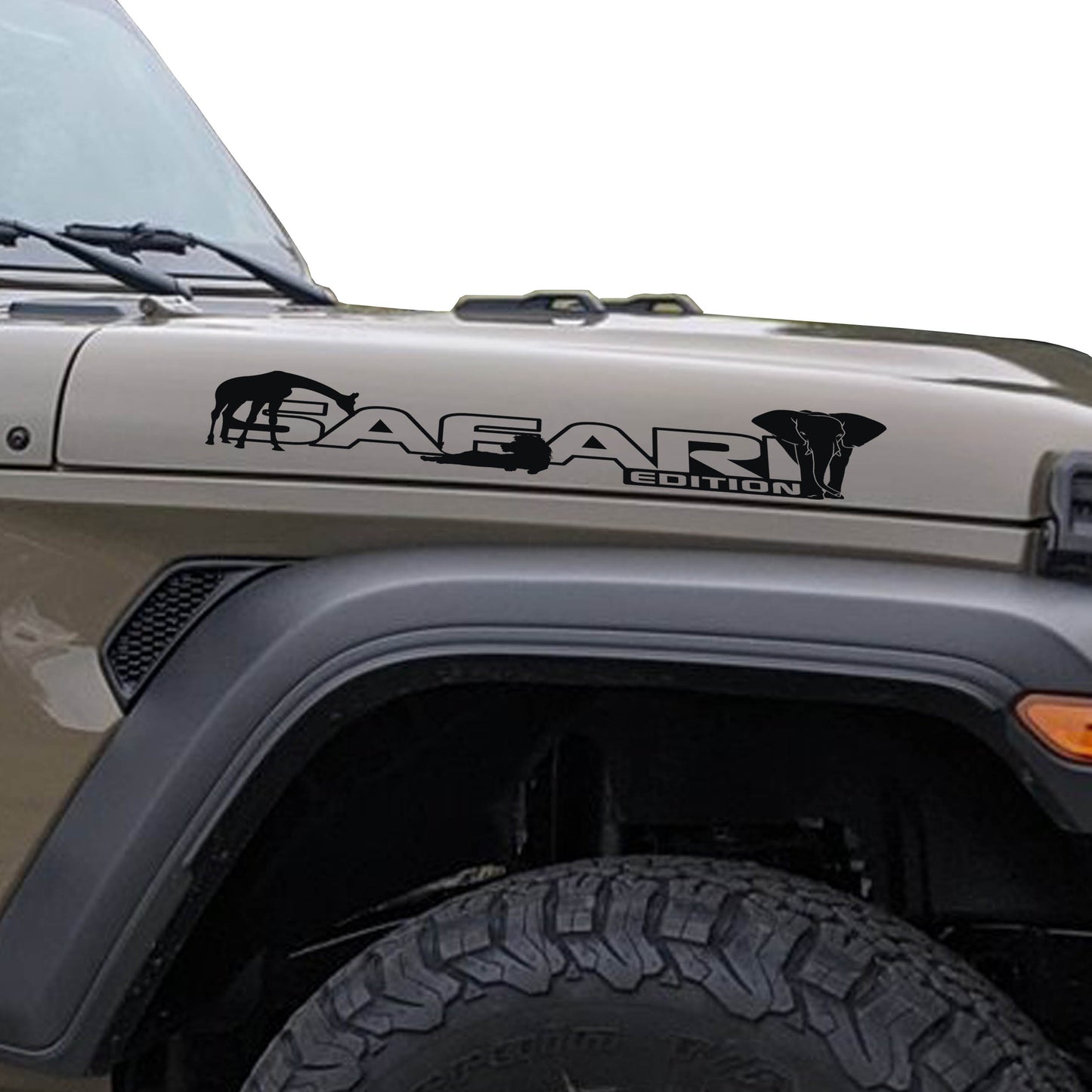 Safari Edition Side Hood Vinyl Decal Set (Pair)