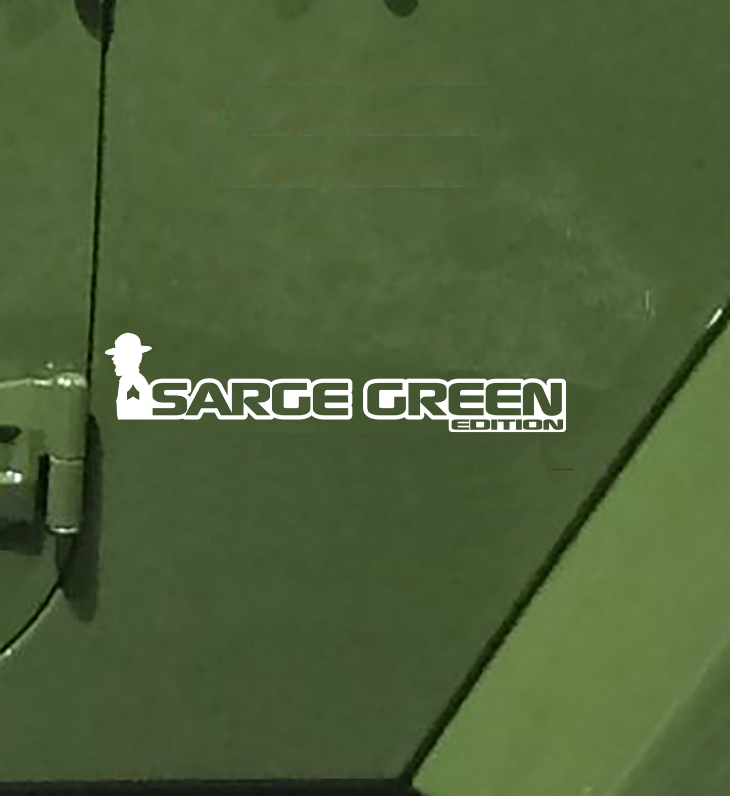 Sarge Green Edition Decal (Pair) Fender Decals For Wrangler/Gladiator JK/JL/JT