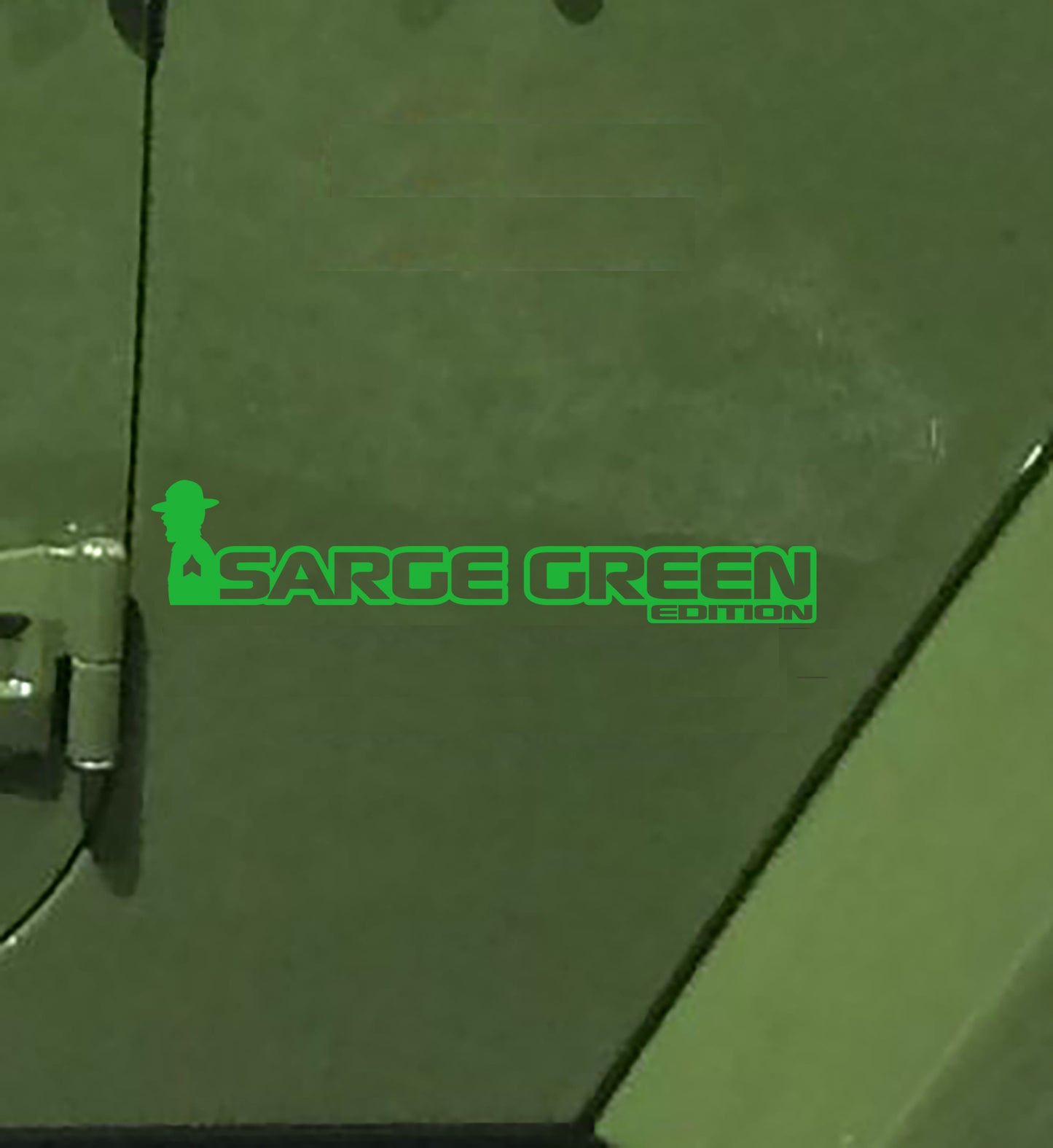 Sarge Green Edition Decal (Pair) Fender Decals For Wrangler/Gladiator JK/JL/JT