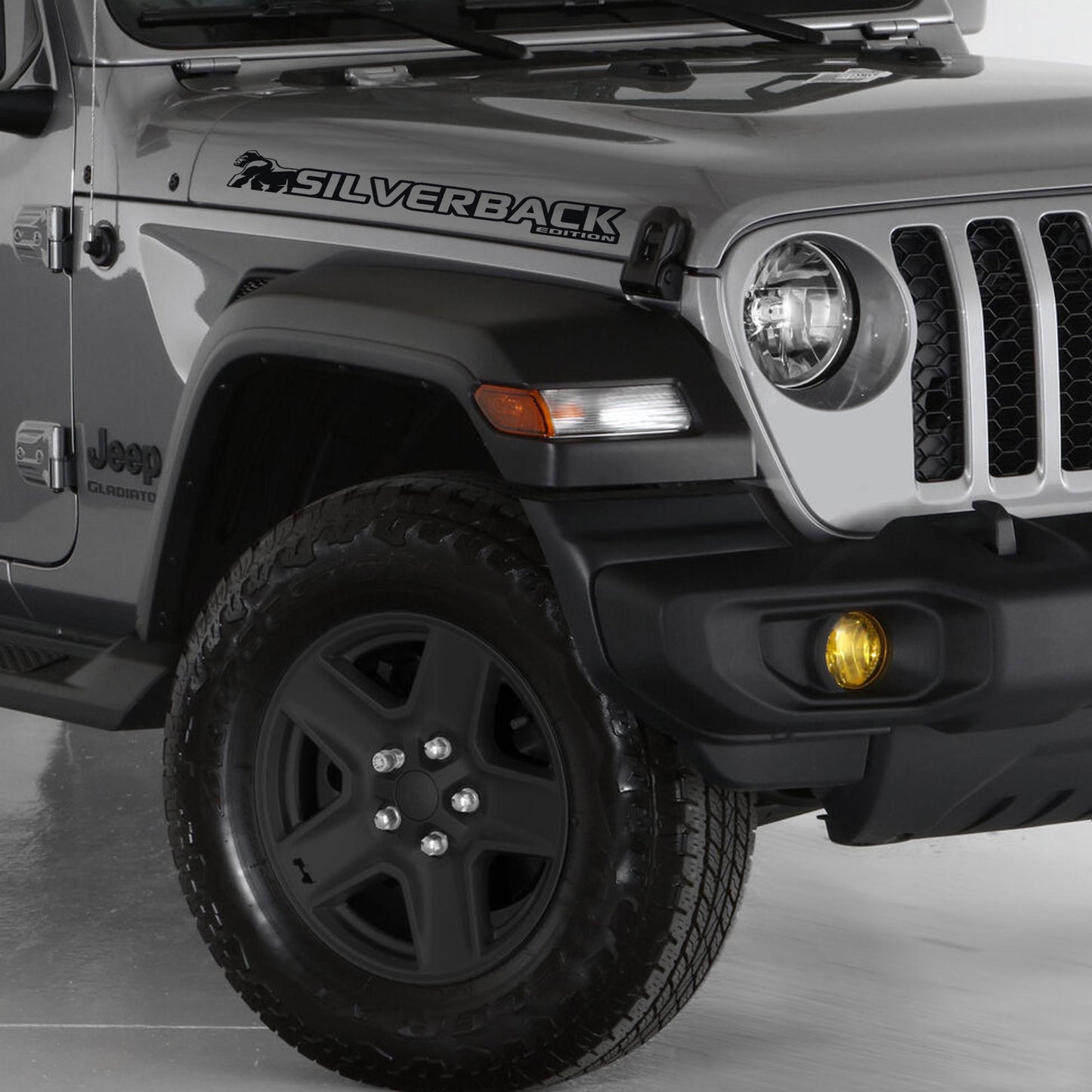 Silverback Edition Side Hood Vinyl Decal (Pair)