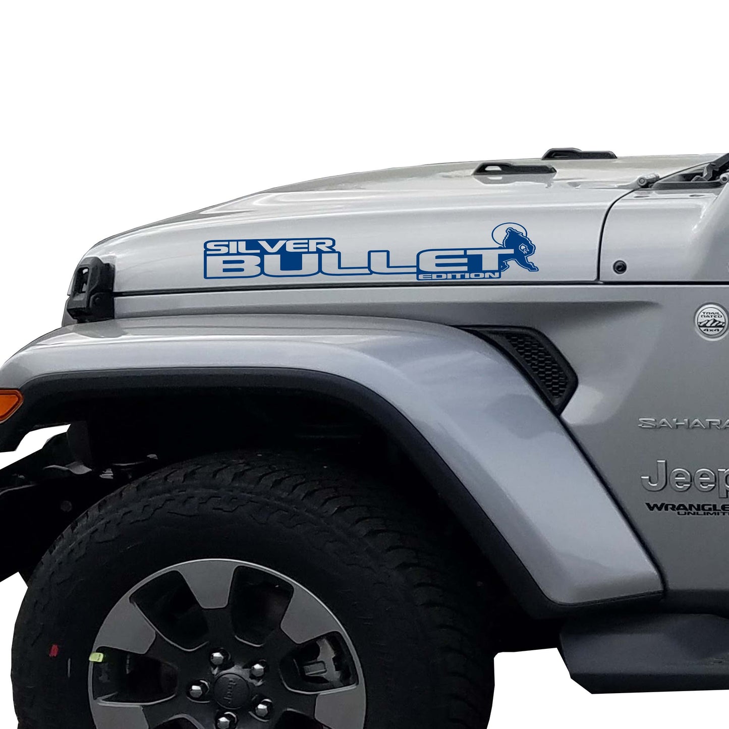 Silver Bullet (Silver Billet) Edition Side Hood Decal Set