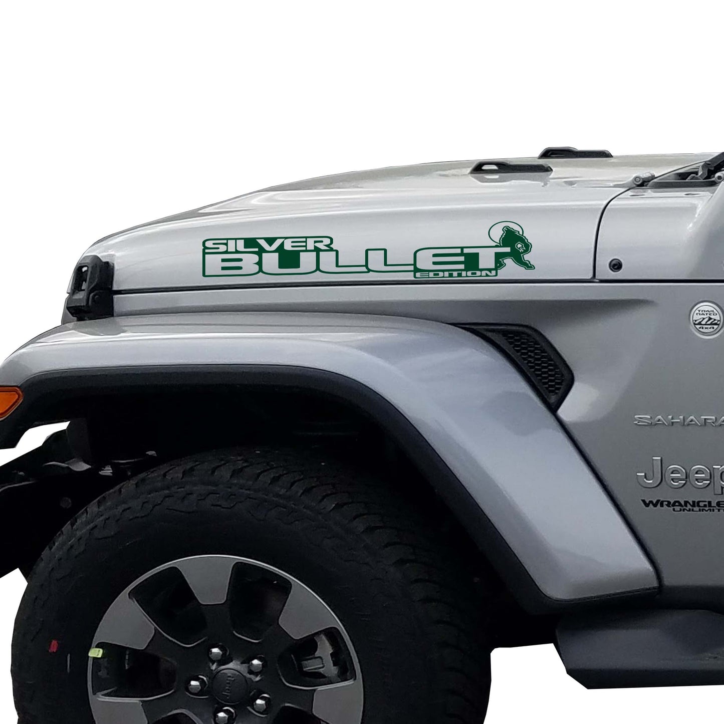 Silver Bullet (Silver Billet) Edition Side Hood Decal Set