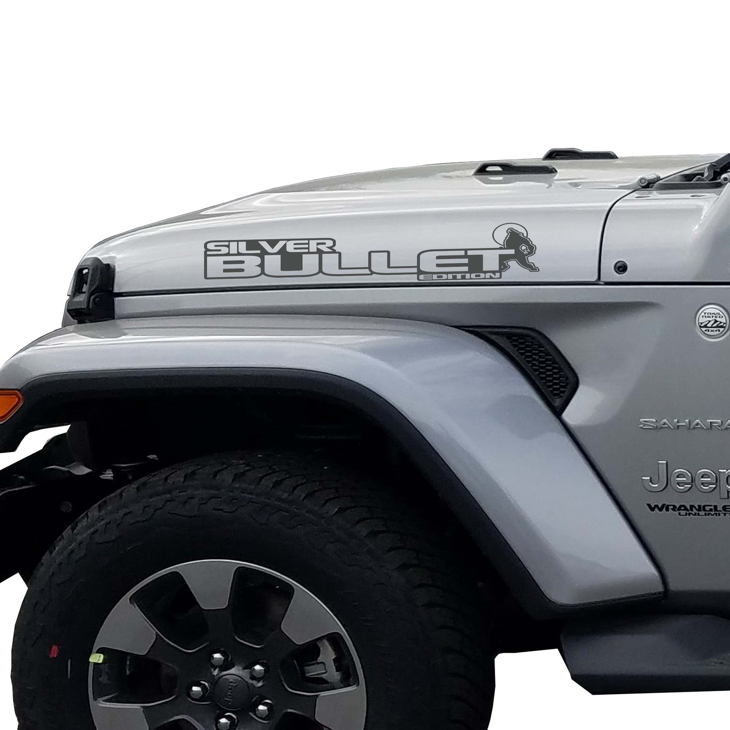 Silver Bullet (Silver Billet) Edition Side Hood Decal Set