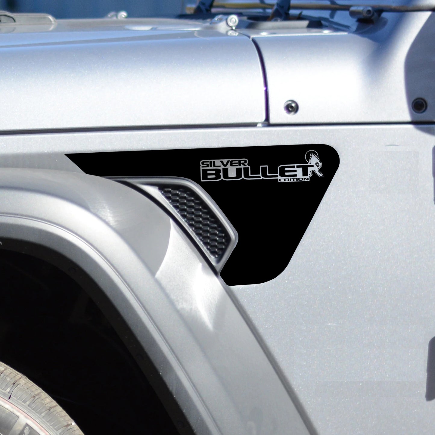 Silver Bullet Edition Vent Vinyl Transfer Decal - Fits Jeep Wrangler JL/Jeep Gladiator JT 2018+