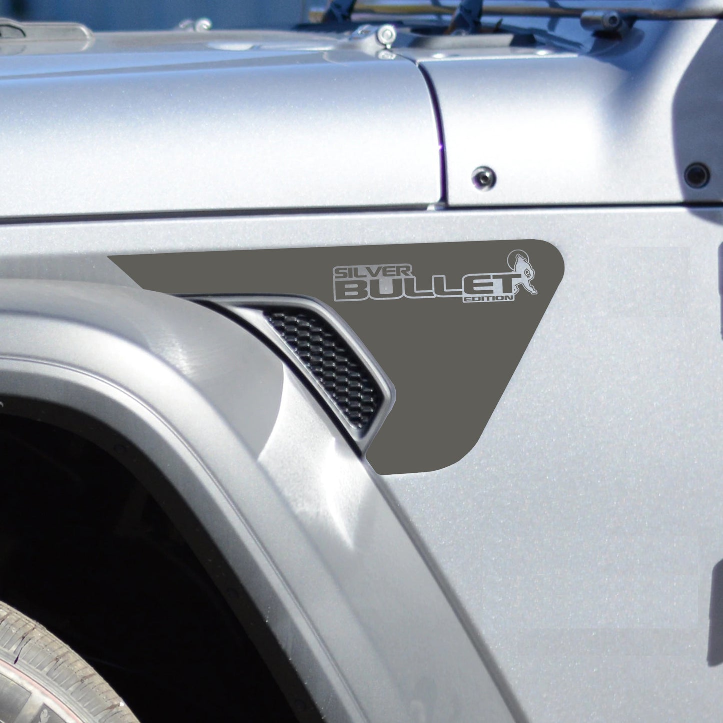 Silver Bullet Edition Vent Vinyl Transfer Decal - Fits Jeep Wrangler JL/Jeep Gladiator JT 2018+