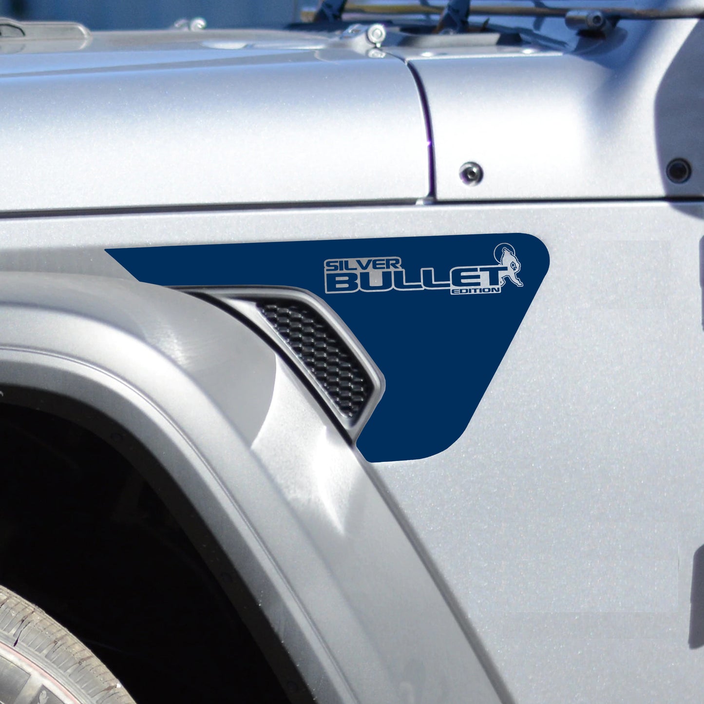 Silver Bullet Edition Vent Vinyl Transfer Decal - Fits Jeep Wrangler JL/Jeep Gladiator JT 2018+