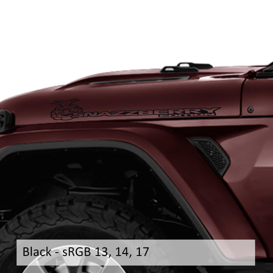 Snazzberry Edition Hood Decal Set (Pair)