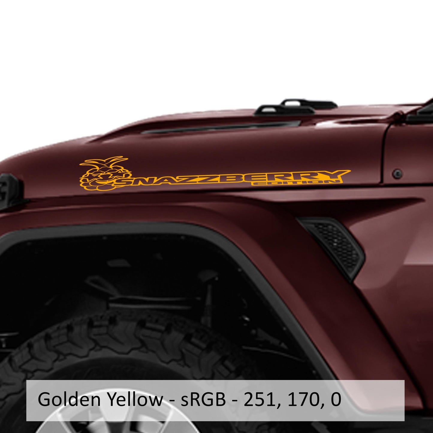 Snazzberry Edition Hood Decal Set (Pair)