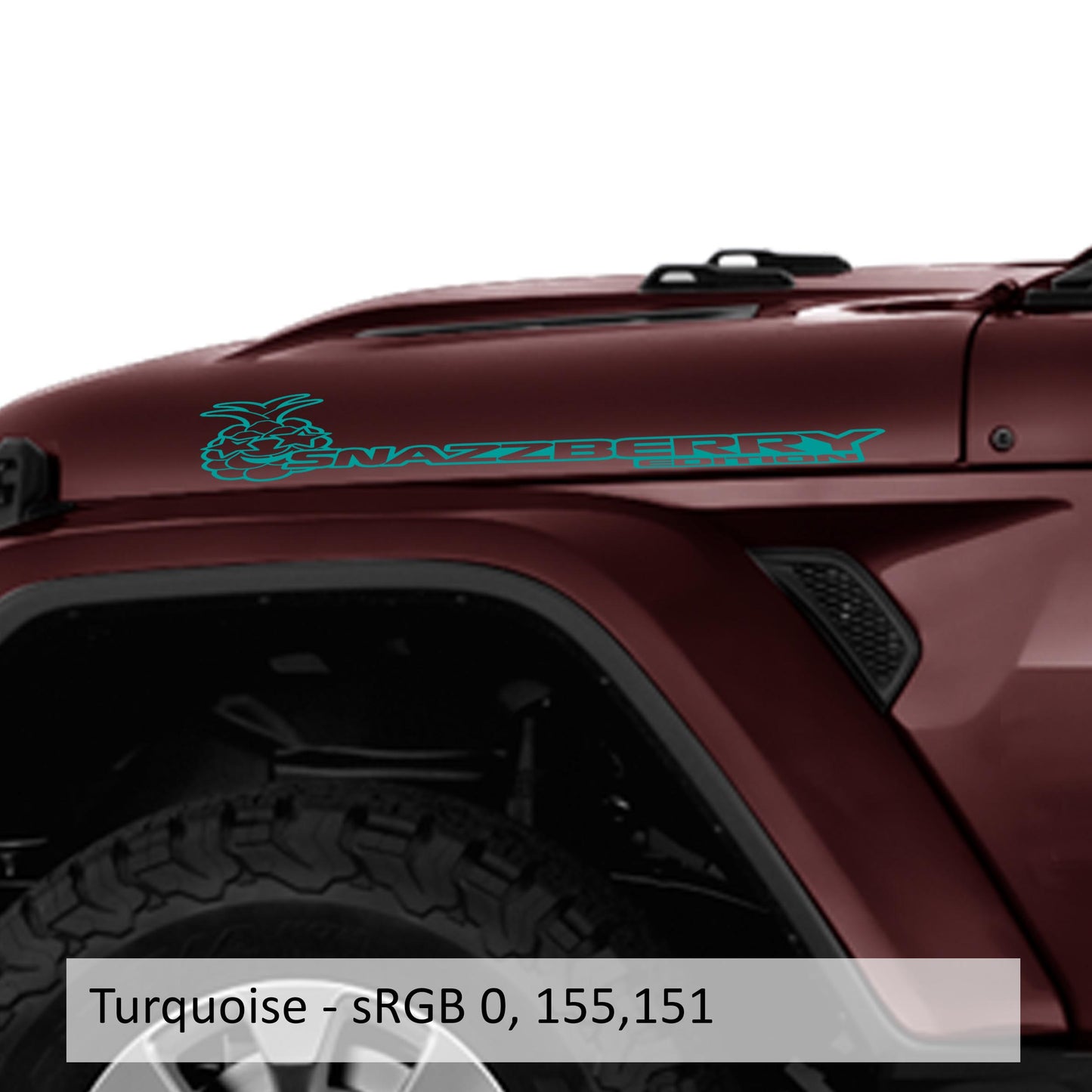 Snazzberry Edition Hood Decal Set (Pair)