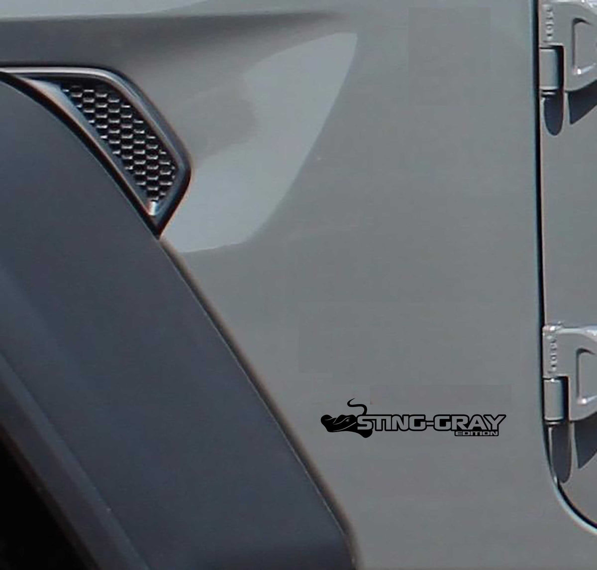 Sting Gray Edition Decal (Pair) Fender Decals For Wrangler/Gladiator - JL/JT