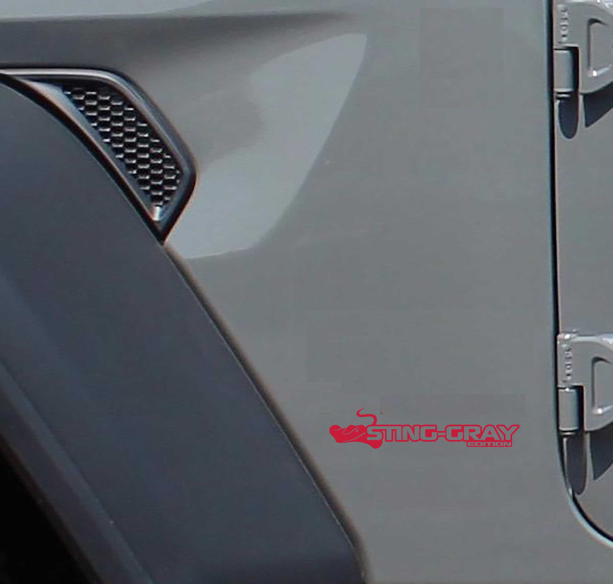 Sting Gray Edition Decal (Pair) Fender Decals For Wrangler/Gladiator - JL/JT