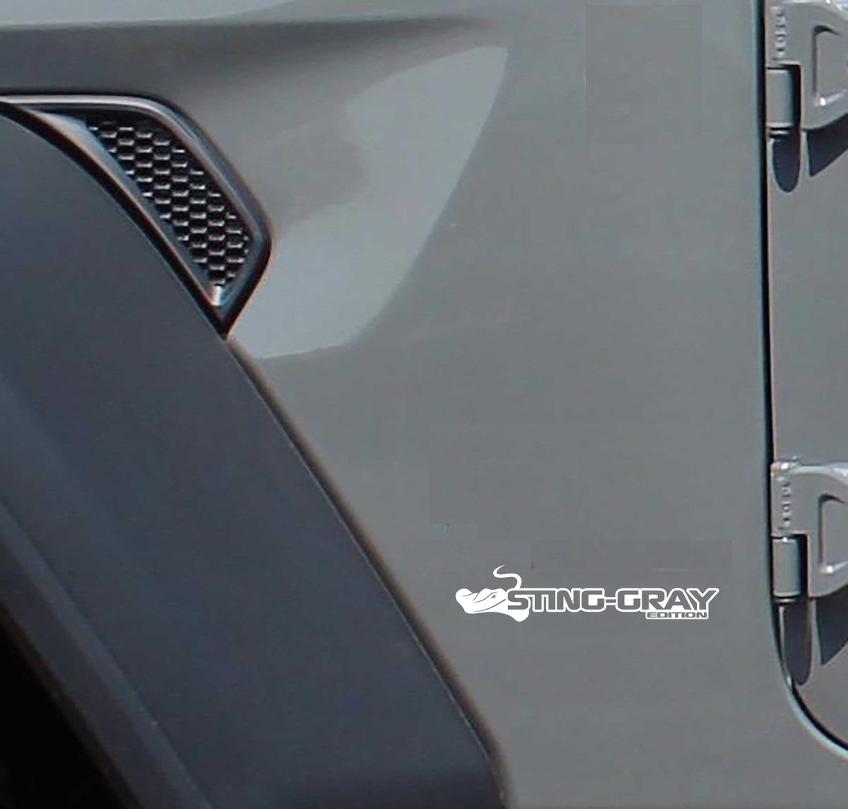Sting Gray Edition Decal (Pair) Fender Decals For Wrangler/Gladiator - JL/JT