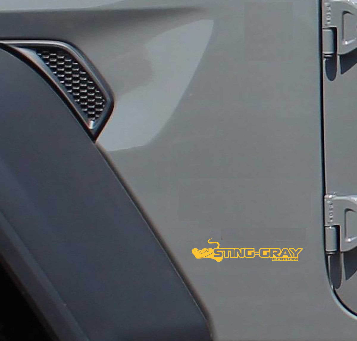 Sting Gray Edition Decal (Pair) Fender Decals For Wrangler/Gladiator - JL/JT