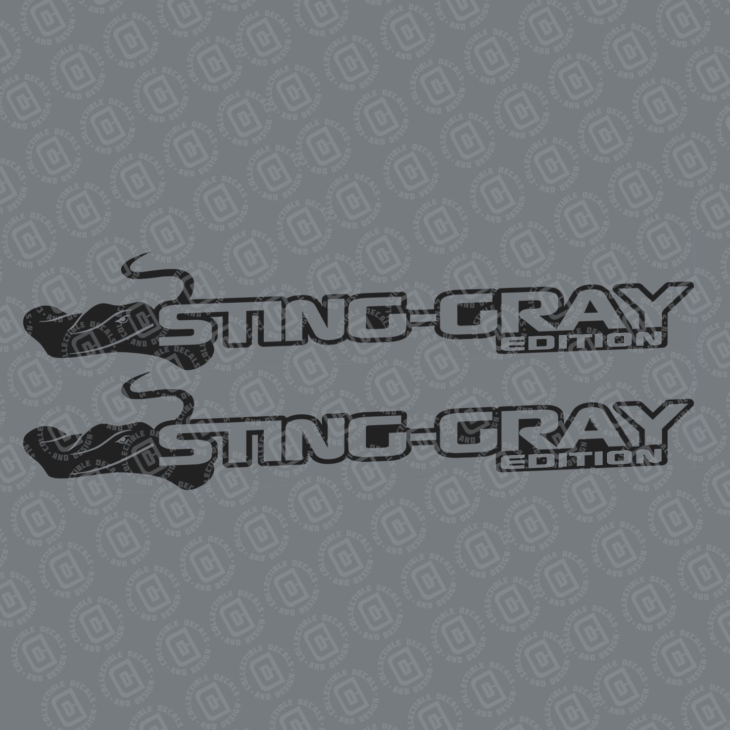 Sting-Gray Edition Hood Decal Set (Pair)
