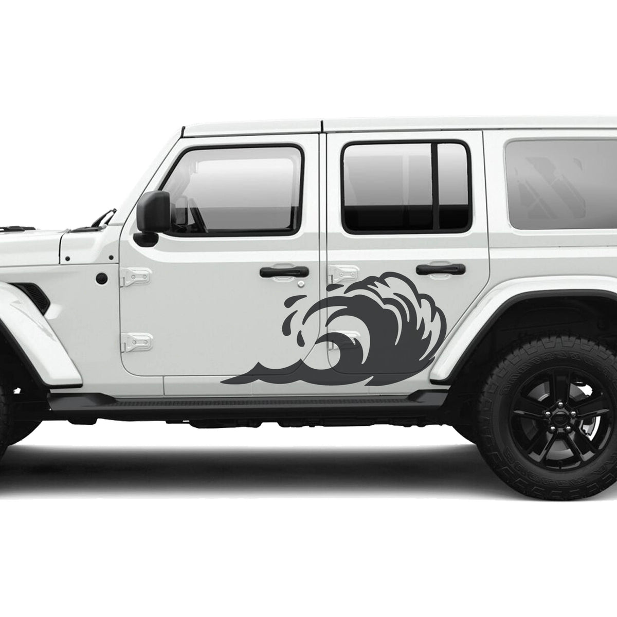 Tidal Wave Panel Vinyl Graphic Kit - Fits Jeep Wrangler JLU&JT 2018+