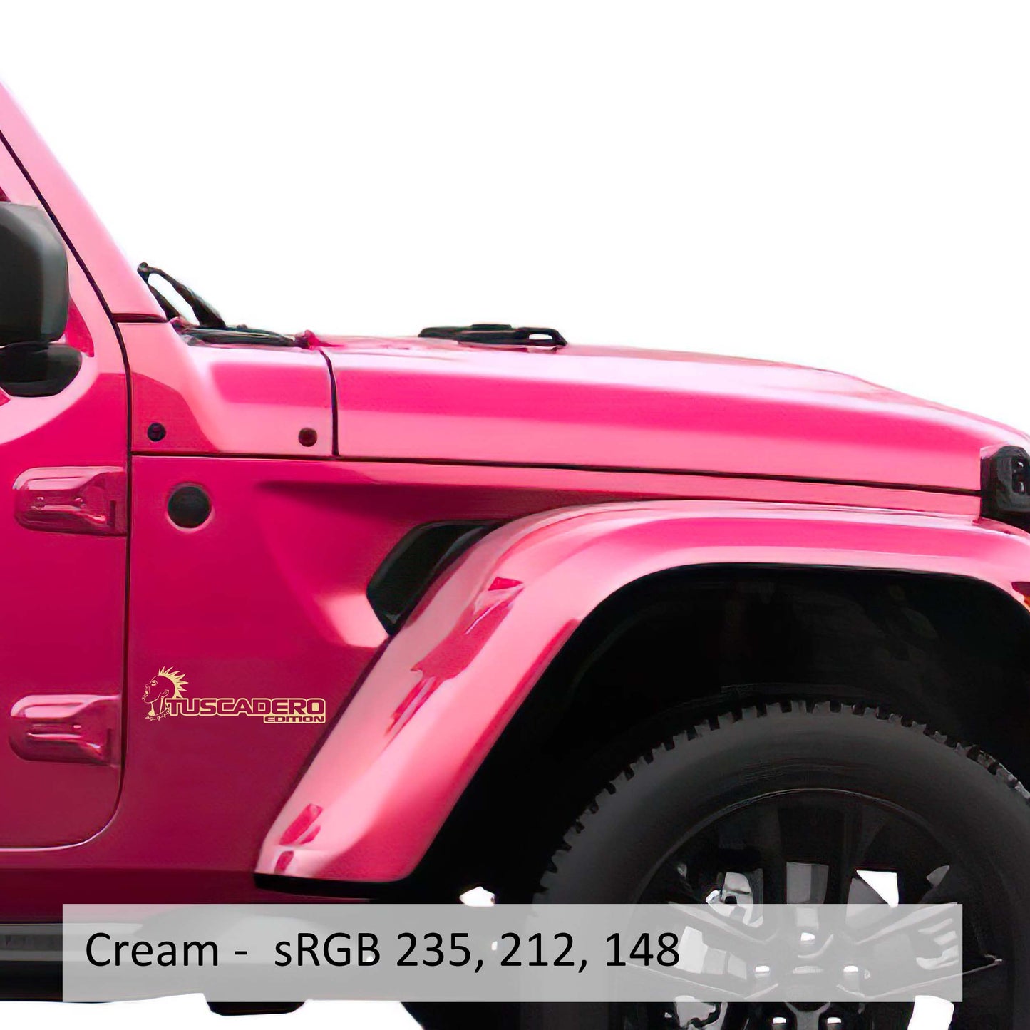 Tuscadero Rocker Edition Decal (Pair) Fender Decals For Wrangler/Gladiator JL/JT