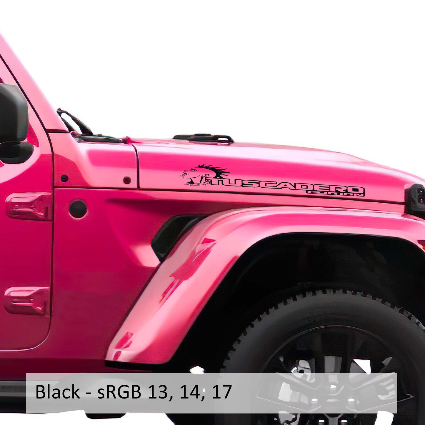 Tuscadero Rocker Edition Hood Decal Set (Pair)