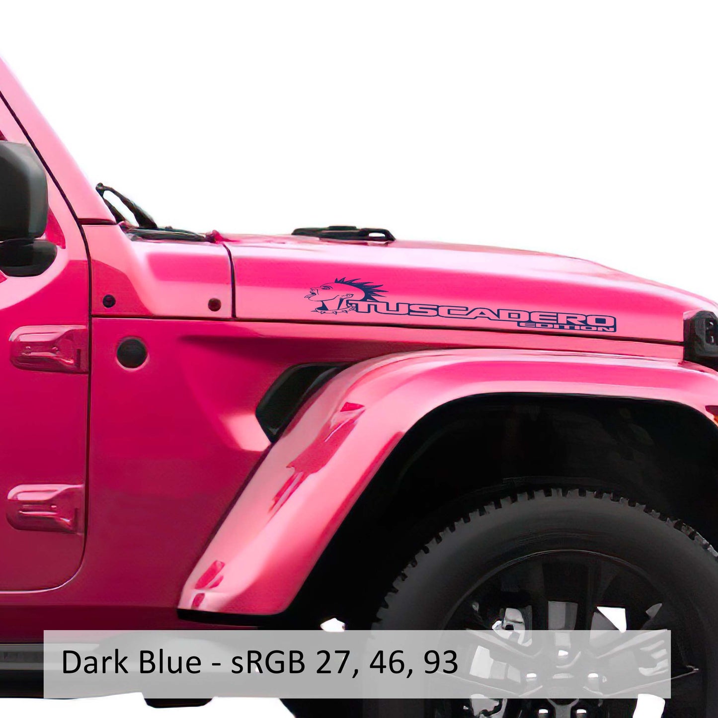 Tuscadero Rocker Edition Hood Decal Set (Pair)