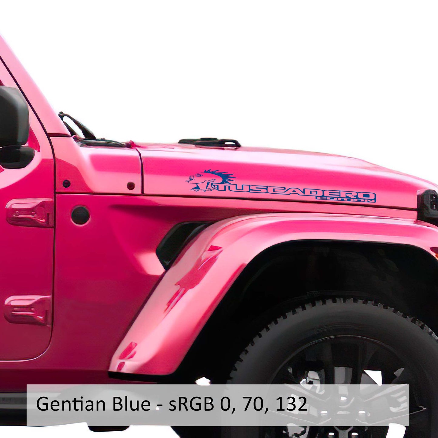 Tuscadero Rocker Edition Hood Decal Set (Pair)