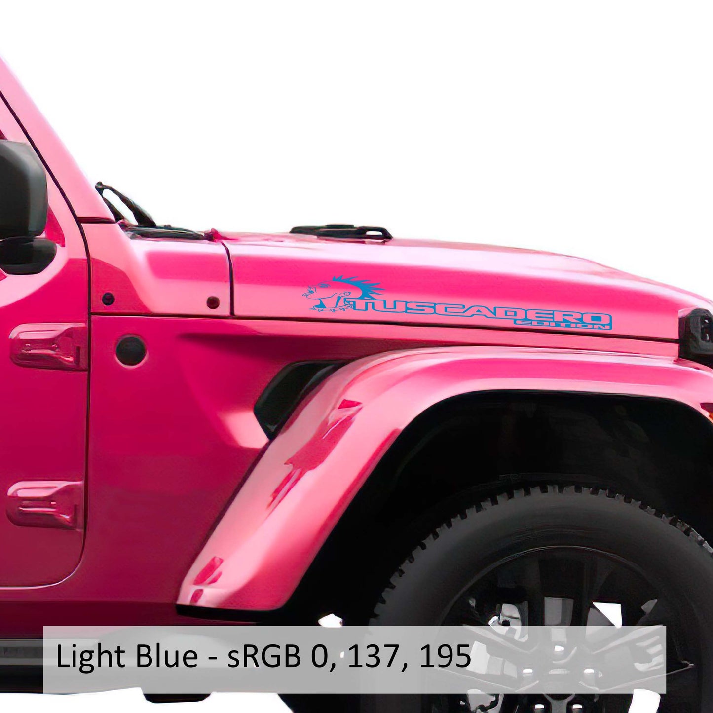 Tuscadero Rocker Edition Hood Decal Set (Pair)