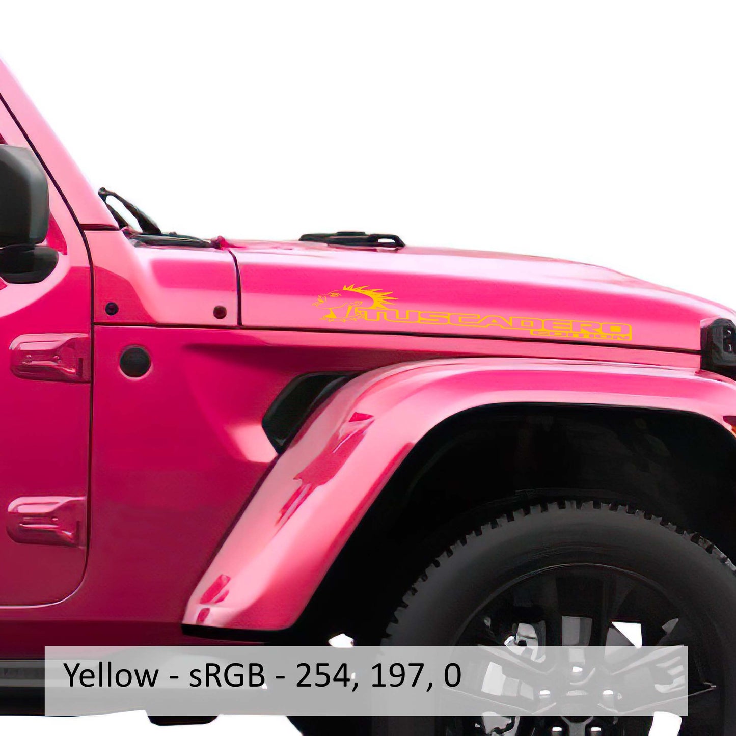 Tuscadero Rocker Edition Hood Decal Set (Pair)