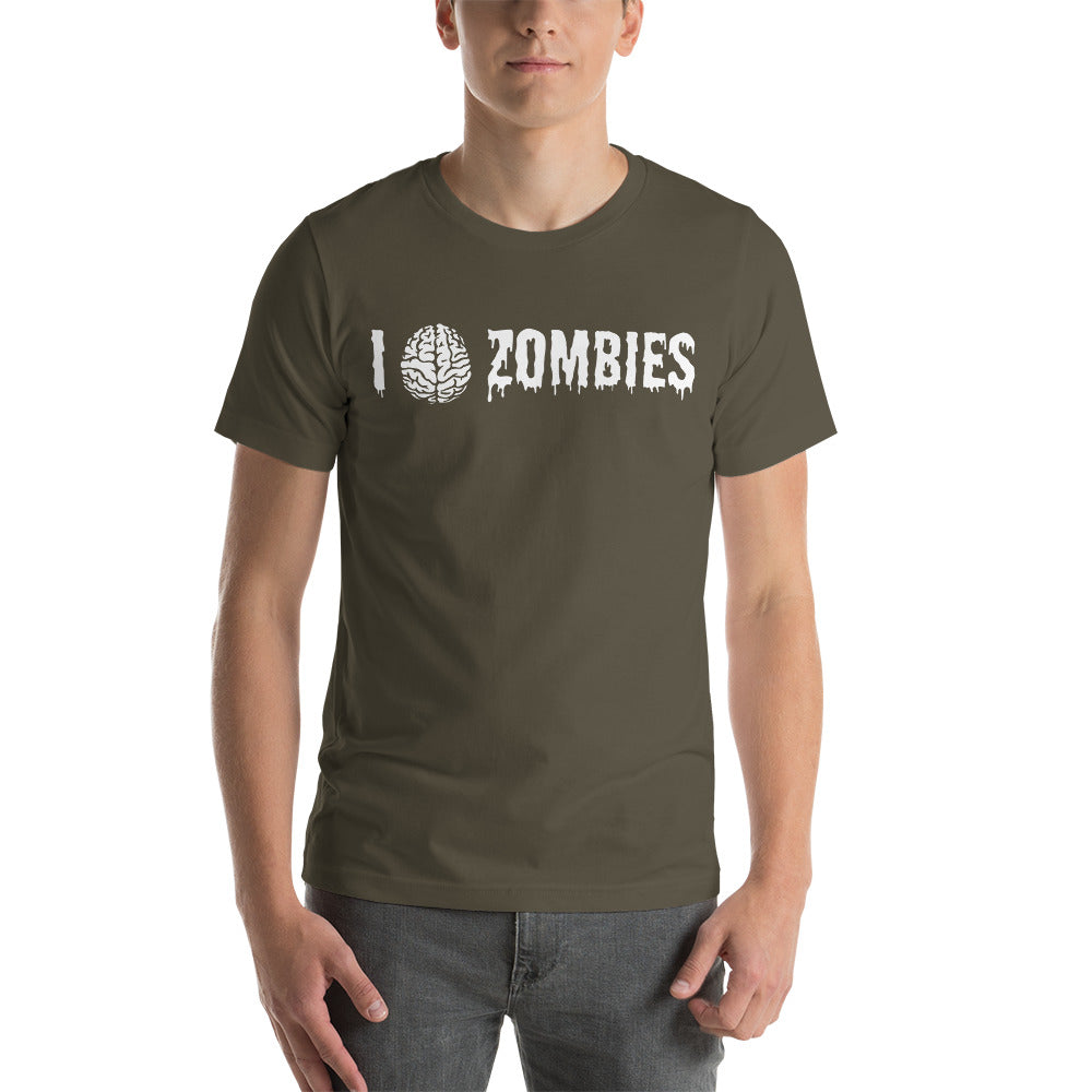 I Brain Zombies Short-Sleeve Unisex T-Shirt