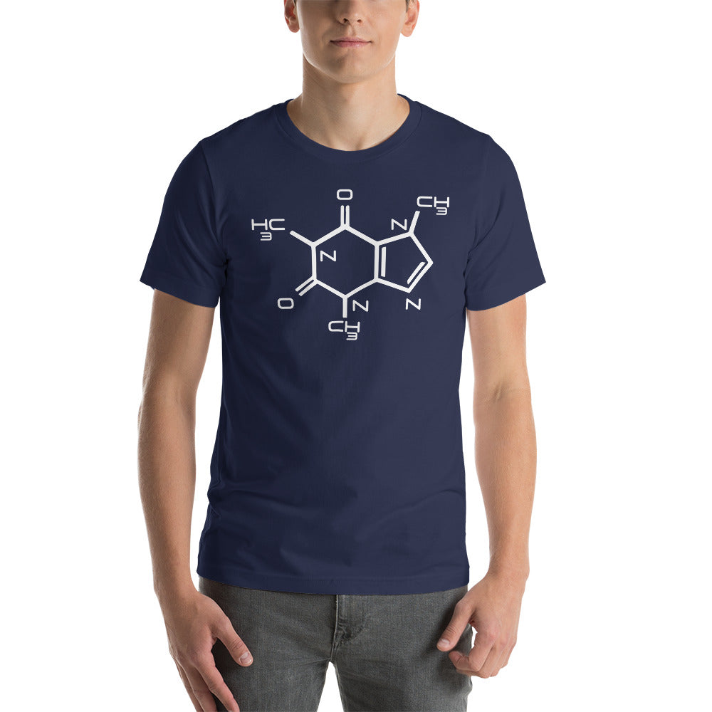 Caffeine Molecule Structure Short-Sleeve Unisex T-Shirt
