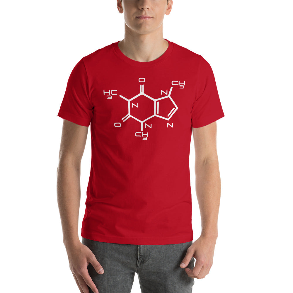 Caffeine Molecule Structure Short-Sleeve Unisex T-Shirt