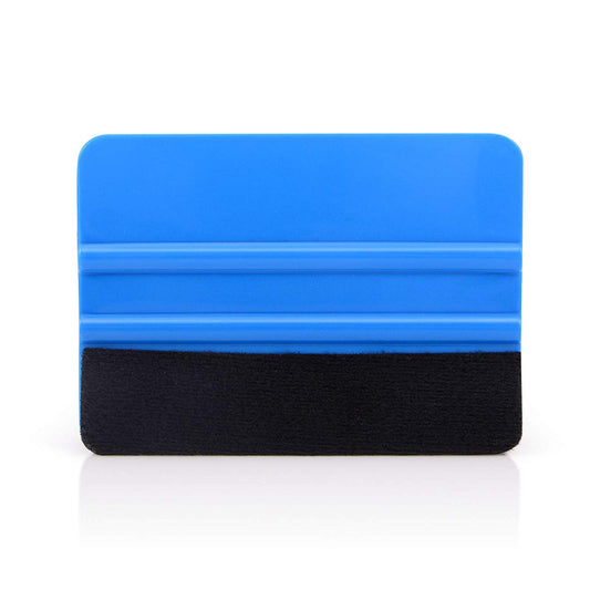 High Quality Felt Edge Squeegee 4" Inch for Car Vinyl Scraper Decal Applicator Tool with Black Fabric Felt Edge