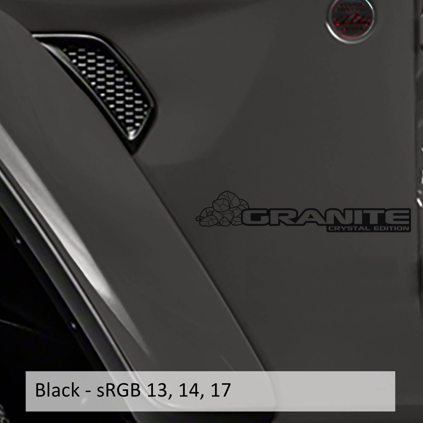 JL/JT Granite Crystal Edition Vinyl Decal (Pair)  For Wrangler/Gladiator JL/JT