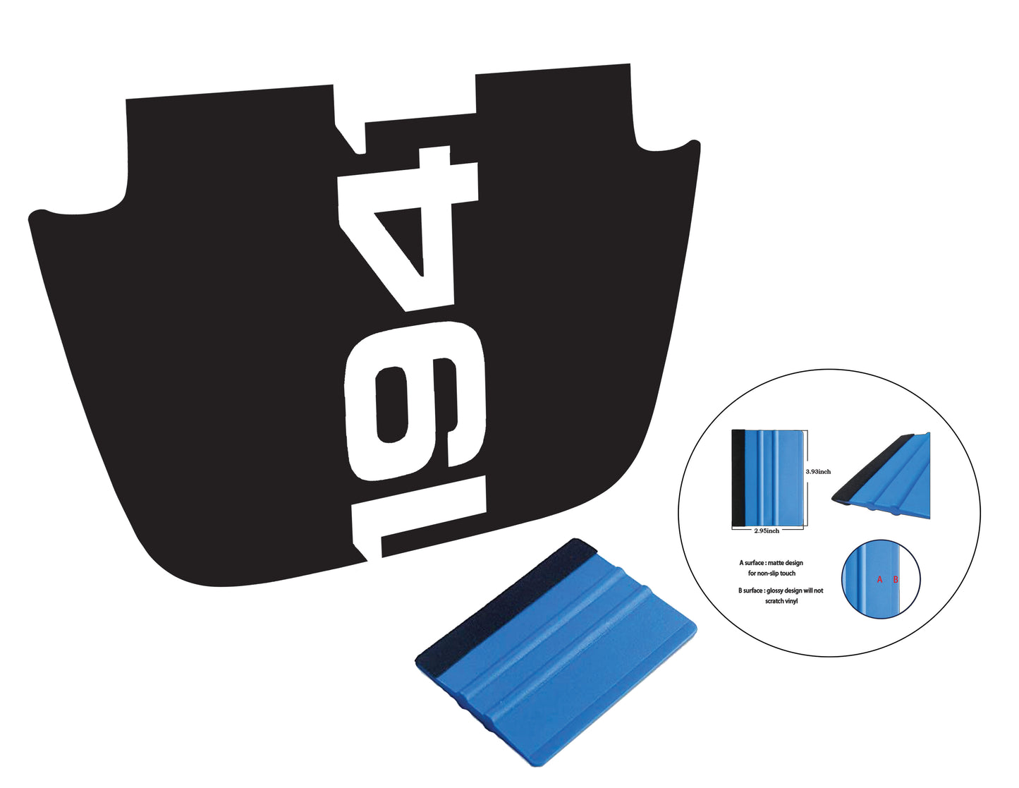 1941 Blackout Hood Decal for JL/JT Sport/Sahara 2018-Present Models